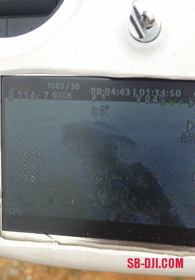精灵二岛上1600m拉距测试 自动返航炸机（11分后）