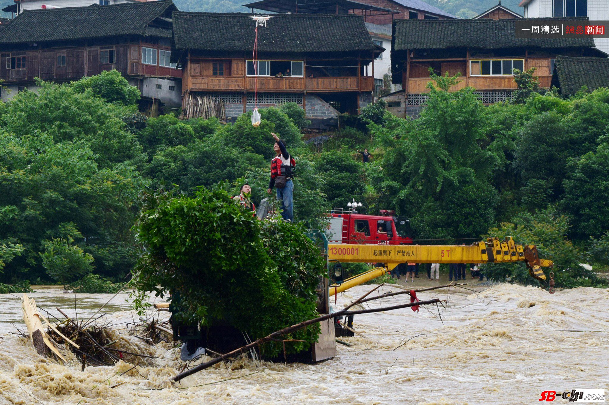无人机拯救生命，DJI Phantom3被用于桂林洪水救援