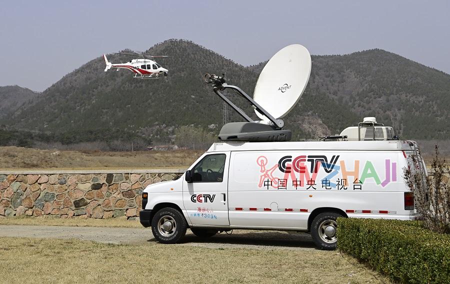 中央广播电视总台新型4K/8K航拍直升机今日交付使用
