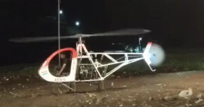 24岁男子自制直升机试飞失败，被破损翼片击中头部身亡！