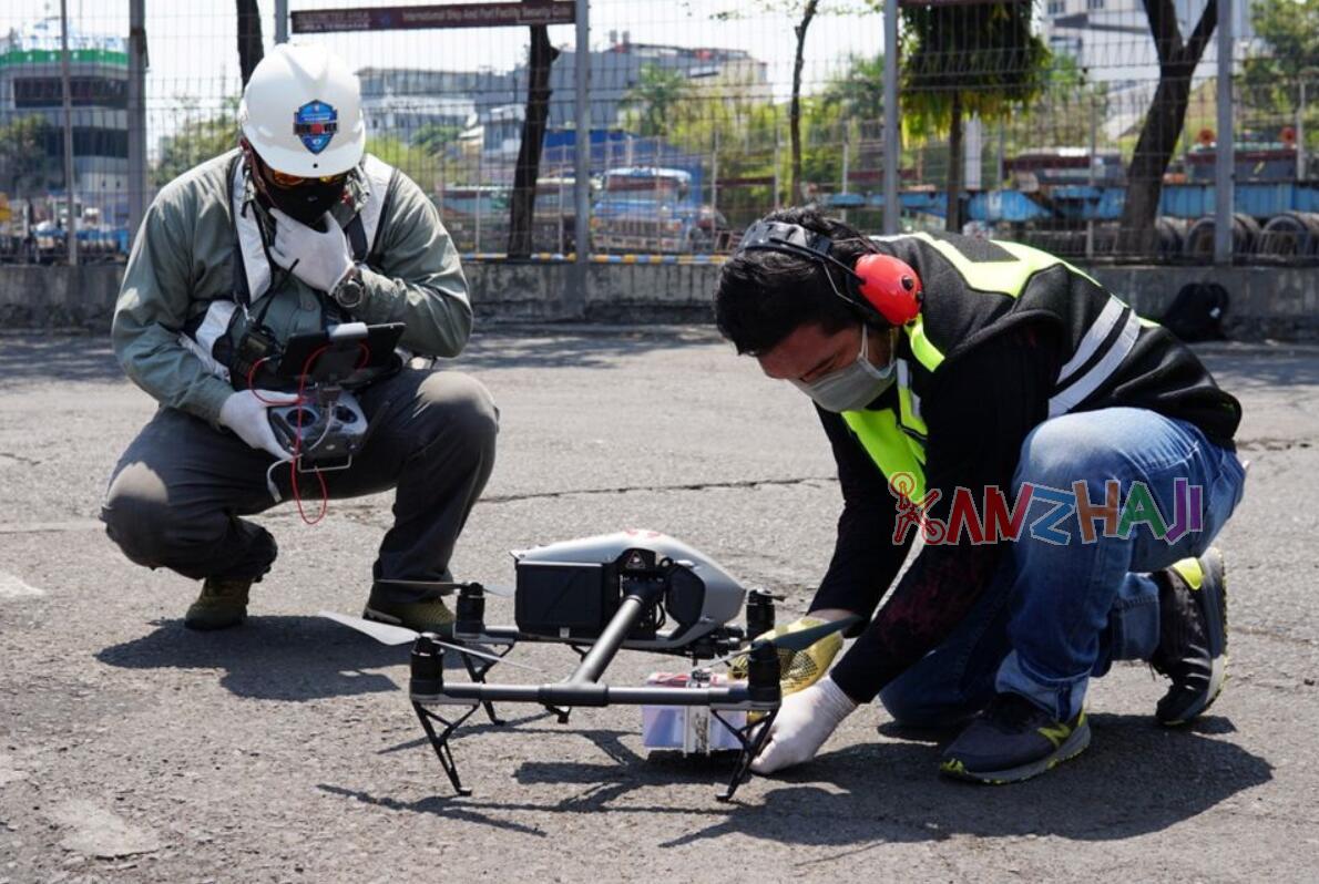 印尼使用无人机为新冠隔离患者提供送药