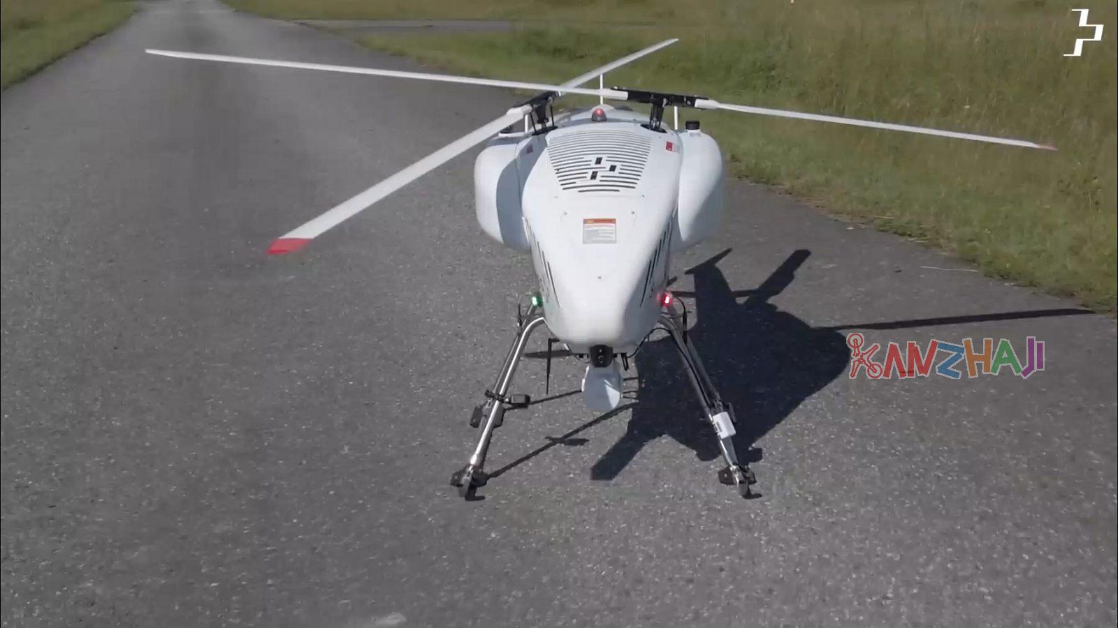 无人直升机在比利时检查96公里外的高压路线