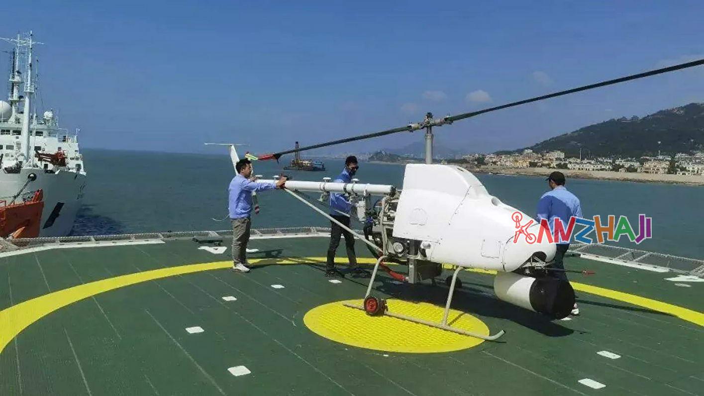 中国“旋戈”-500BJ舰载无人直升机试飞成功