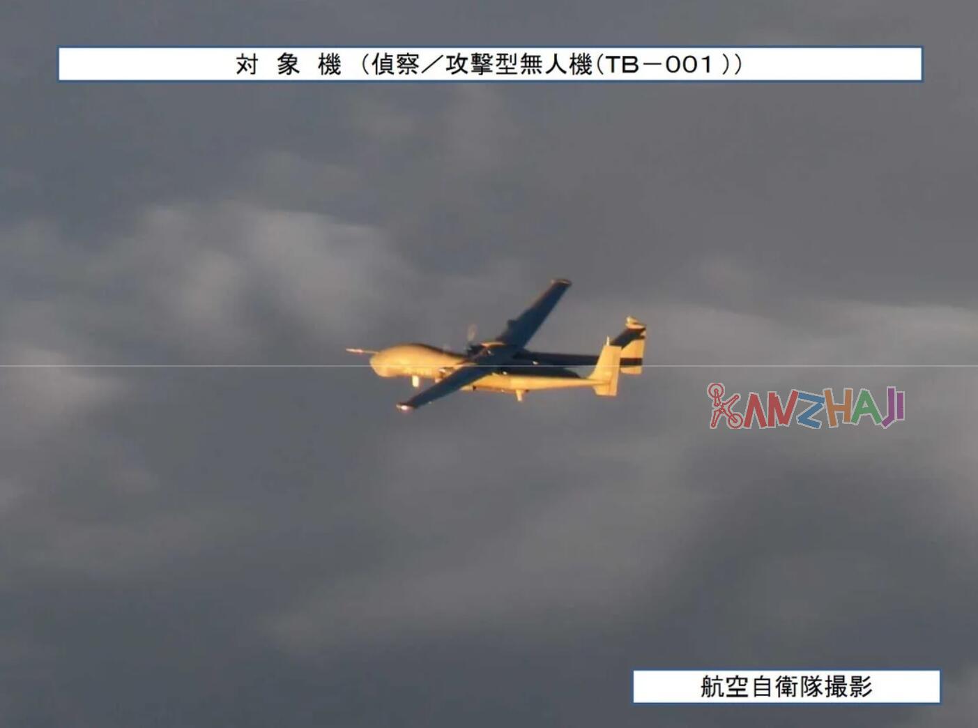 日防卫省：解放军TB-001无人机25日在台湾岛东部外海盘旋