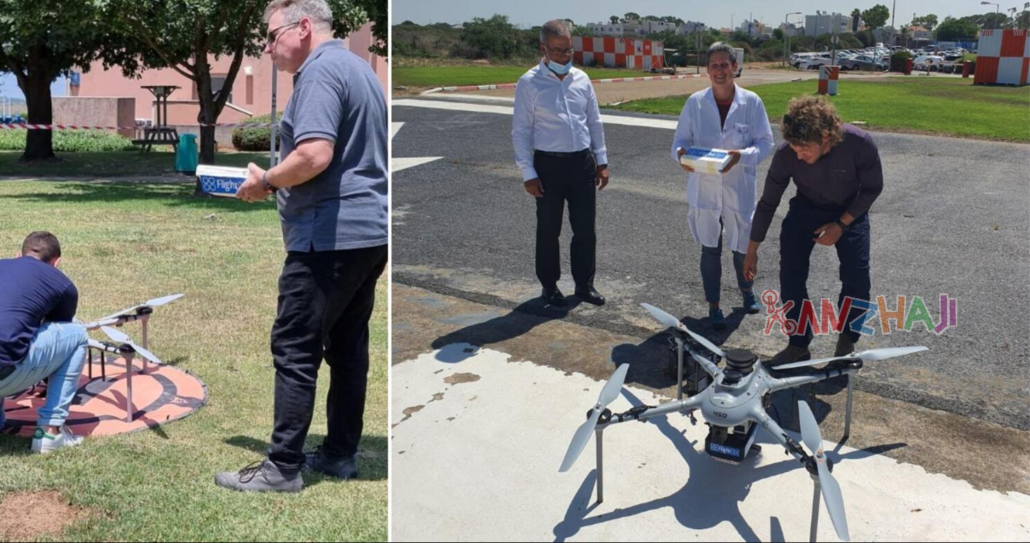 以色列实验无人机飞行15.6公里运送医疗样本