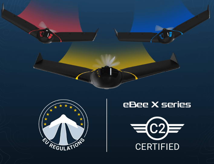 继大疆Mavic 3之后，又有三架无人机获得欧盟C2证书