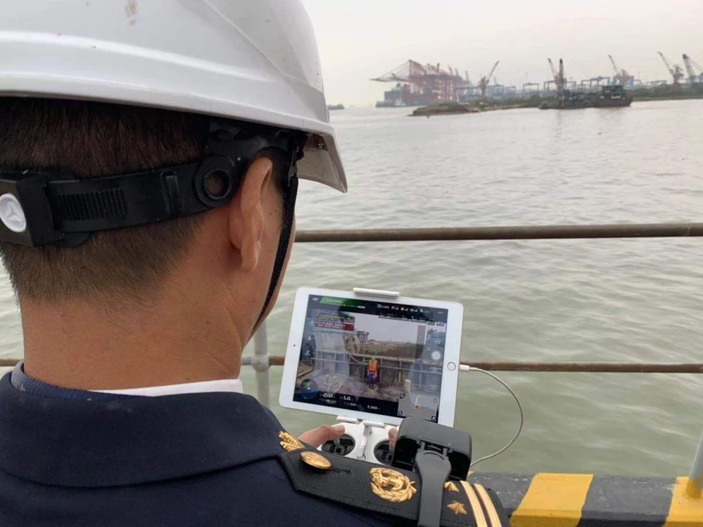 航道养护中心：贵港至梧州3000吨级航道全面启用无人机巡查