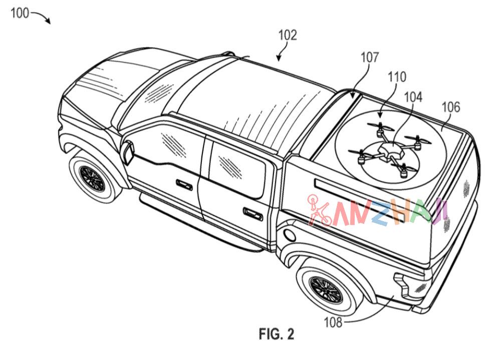 福特申请无人机集成到车辆的系统专利