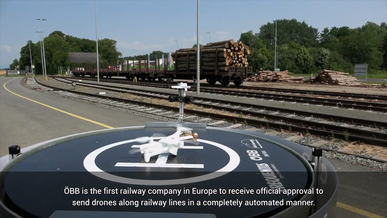 奥地利铁路公司率先使用无人机进行快速基础设施检查