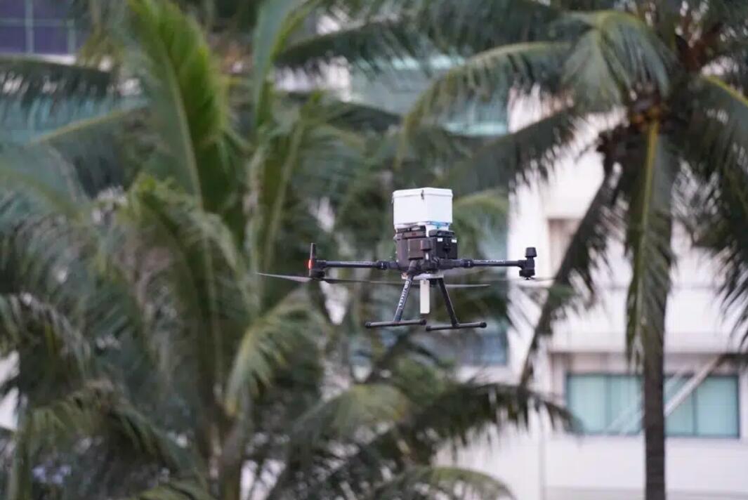 菲律宾使用大疆无人机向偏远地区运输药品
