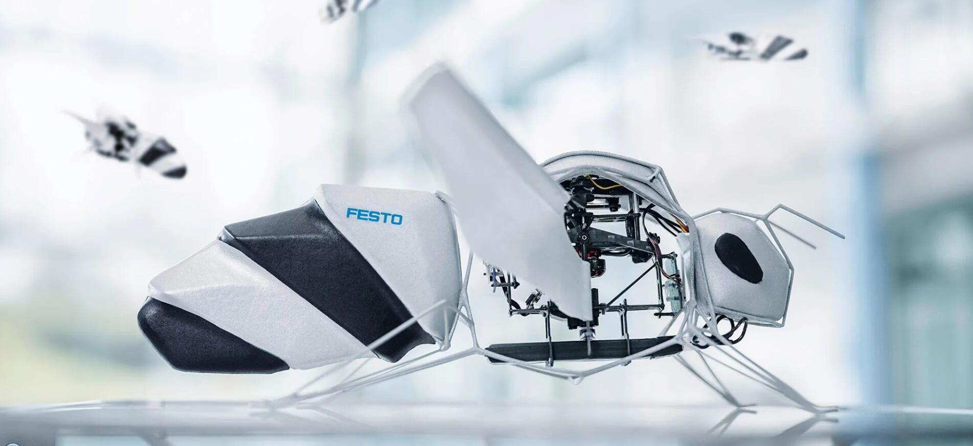Festo推出22厘米、34克的BionicBee蜜蜂无人机